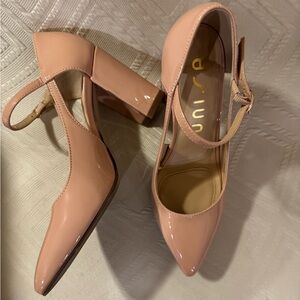 Unisa Blush Patent Mary Jane Heels